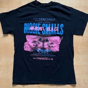 Biggie Smalls Notorious B.I.G Vintage 90s Japanese Ready to Die Tour t-shirt